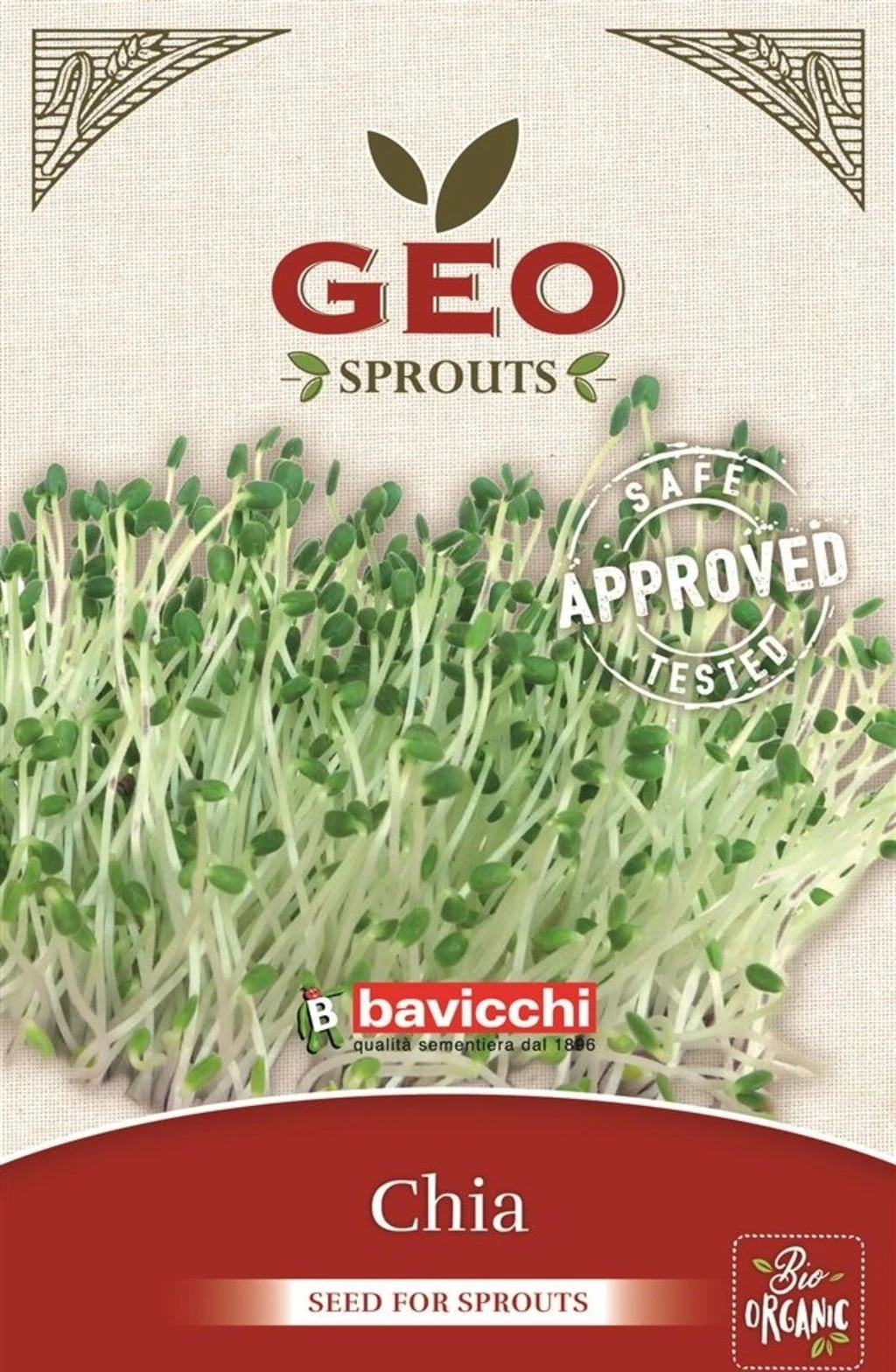 Bio Keimsprossen "Chia", 15 G 3 Bio Keimsprossen "Chia", 15 G