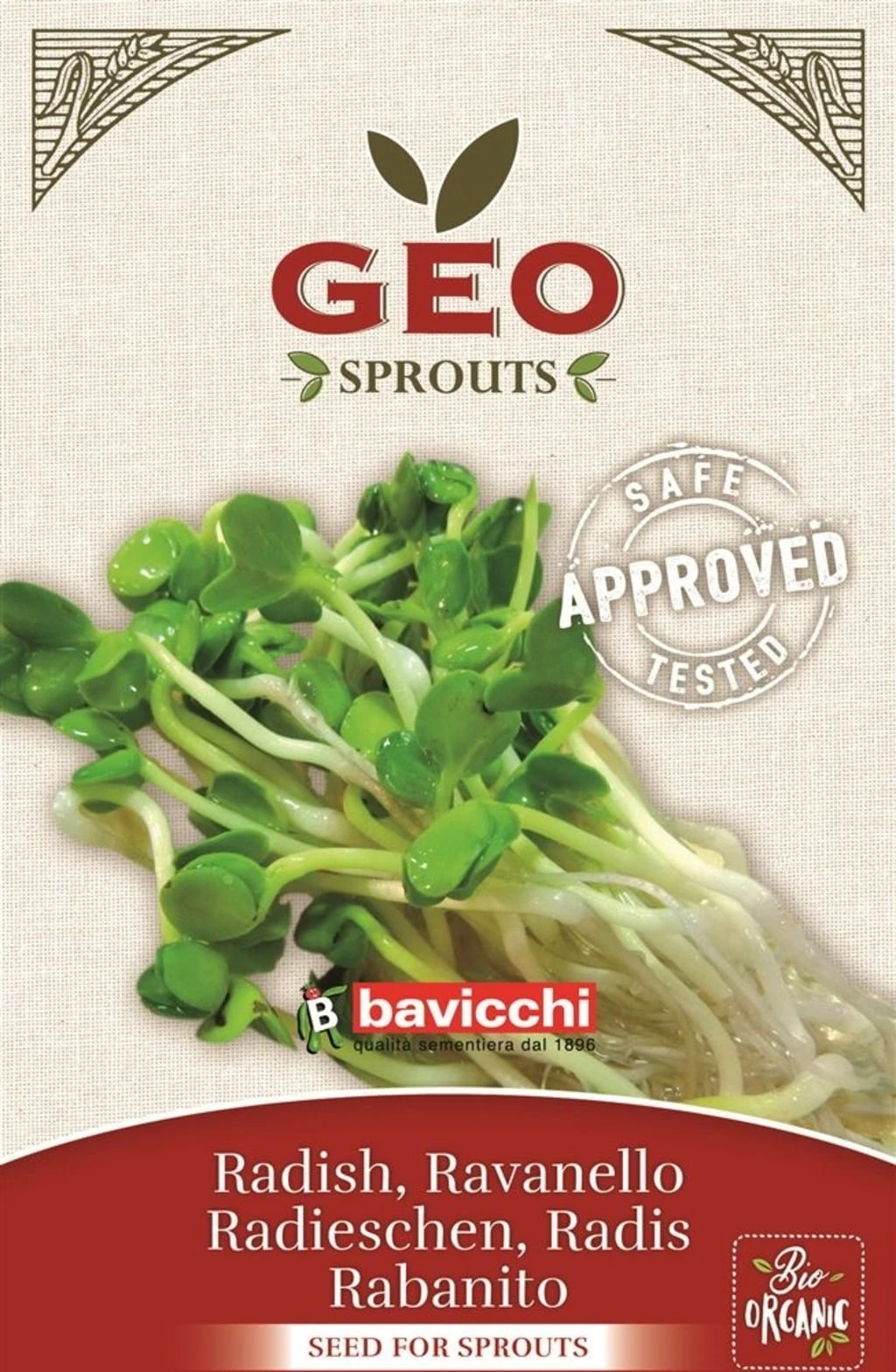 Bio Keimsprossen "Radieschen", 30 G 3 Bio Keimsprossen "Radieschen", 30 G