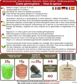 Bio Keimsprossen "Rotkohl", 12 G