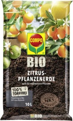 Compo BIO Zitruspflanzenerde Torffrei, 10 L