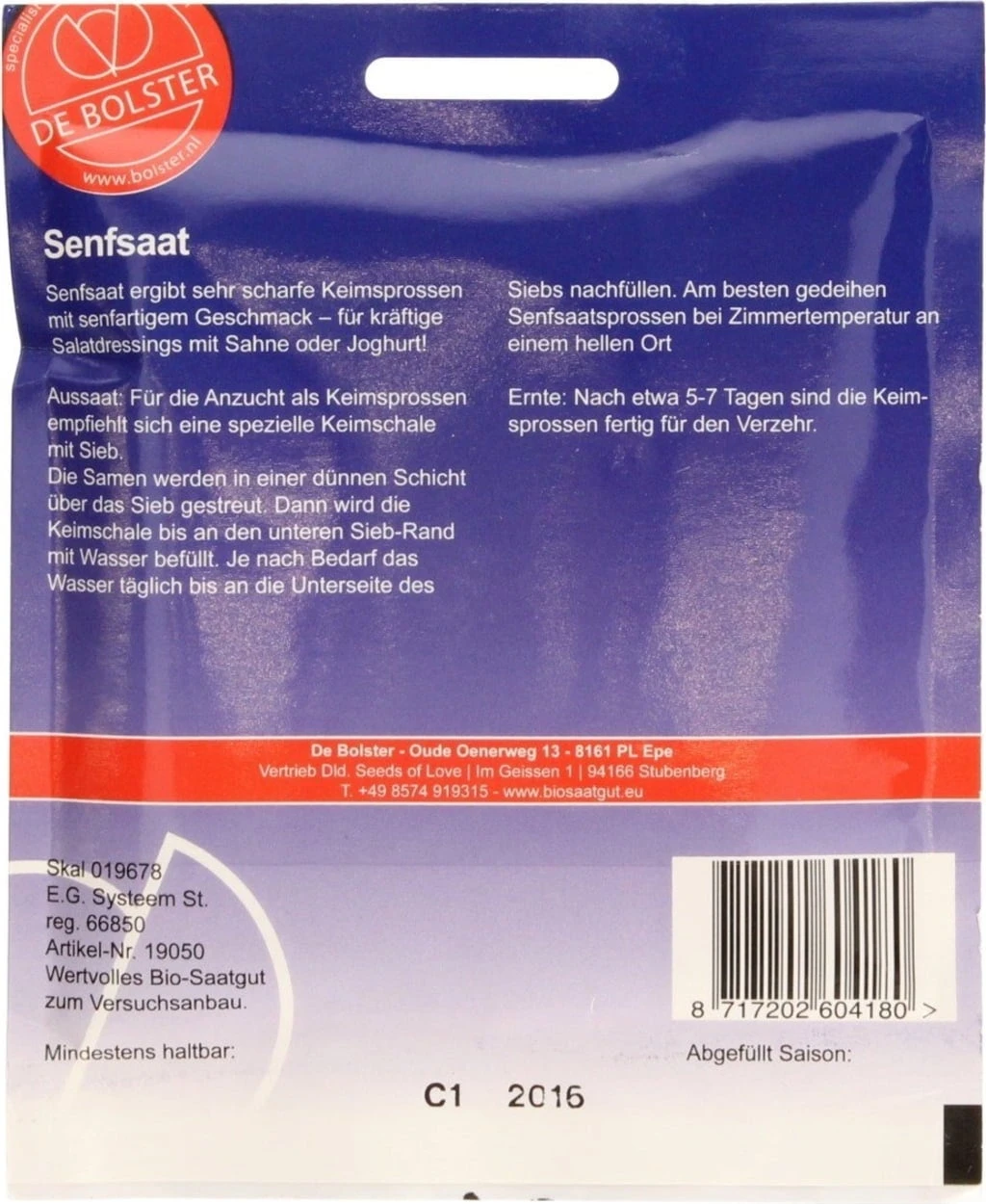 Keimsprossen "Senfsaat", 50 G 5 Keimsprossen "Senfsaat", 50 G – Bild 3