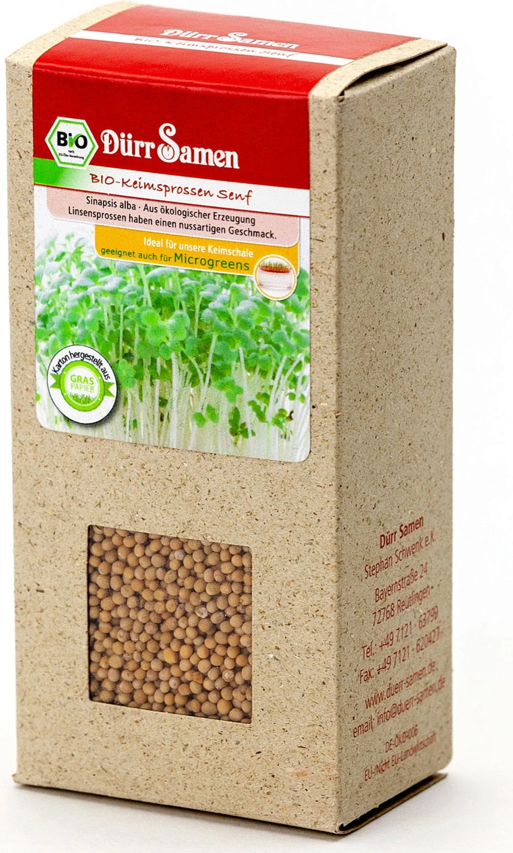 BIO-Keimsprossen Senf, 200 G 3 BIO-Keimsprossen Senf, 200 G