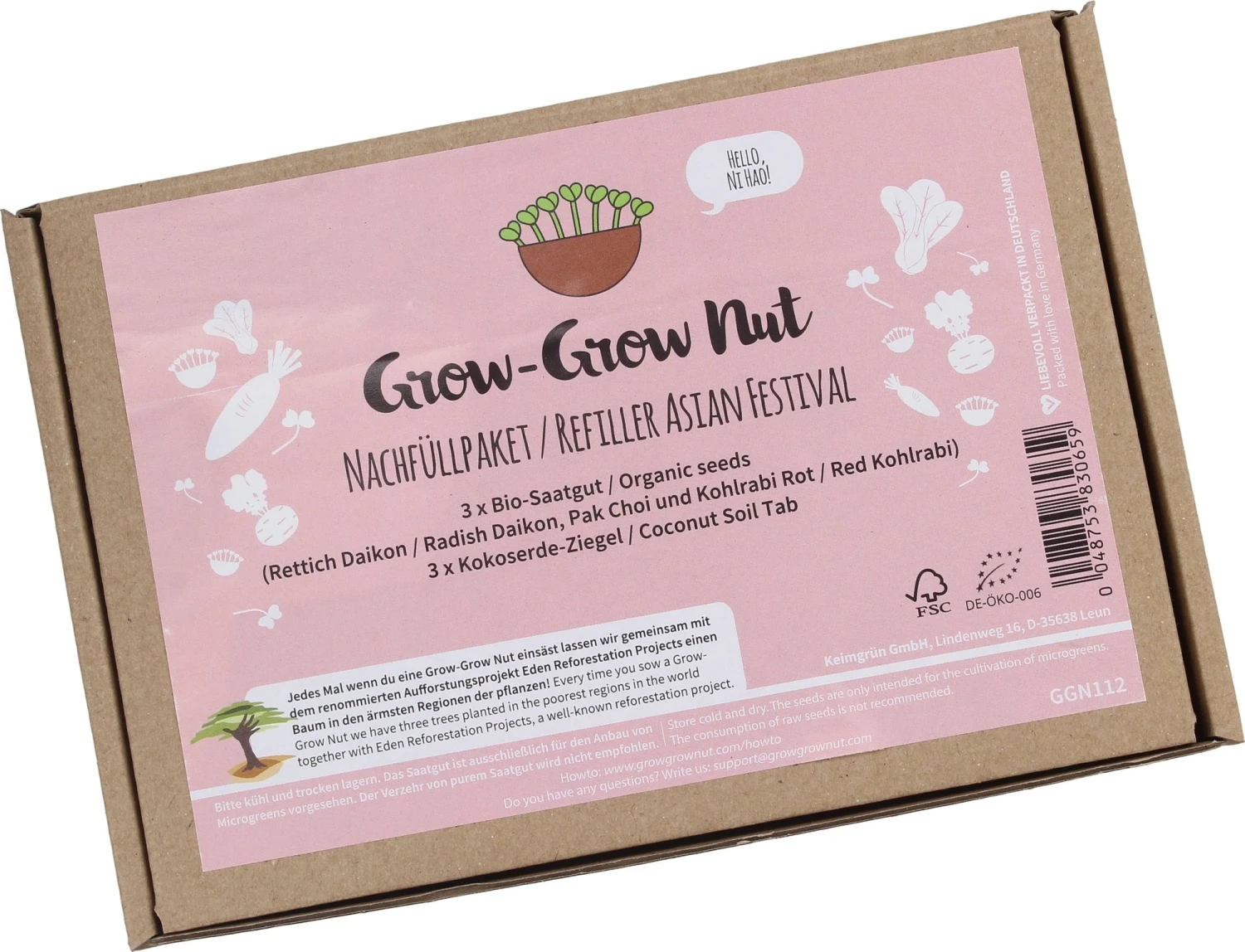 Microgreens Nachfüllpaket "Asian Festival" 3 Microgreens Nachfüllpaket "Asian Festival"