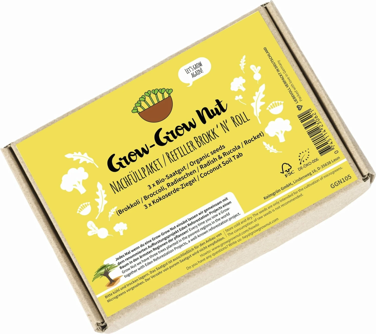 Microgreens Nachfüllpaket "Brokk 'n' Roll" 4 Microgreens Nachfüllpaket "Brokk 'n' Roll" – Bild 2