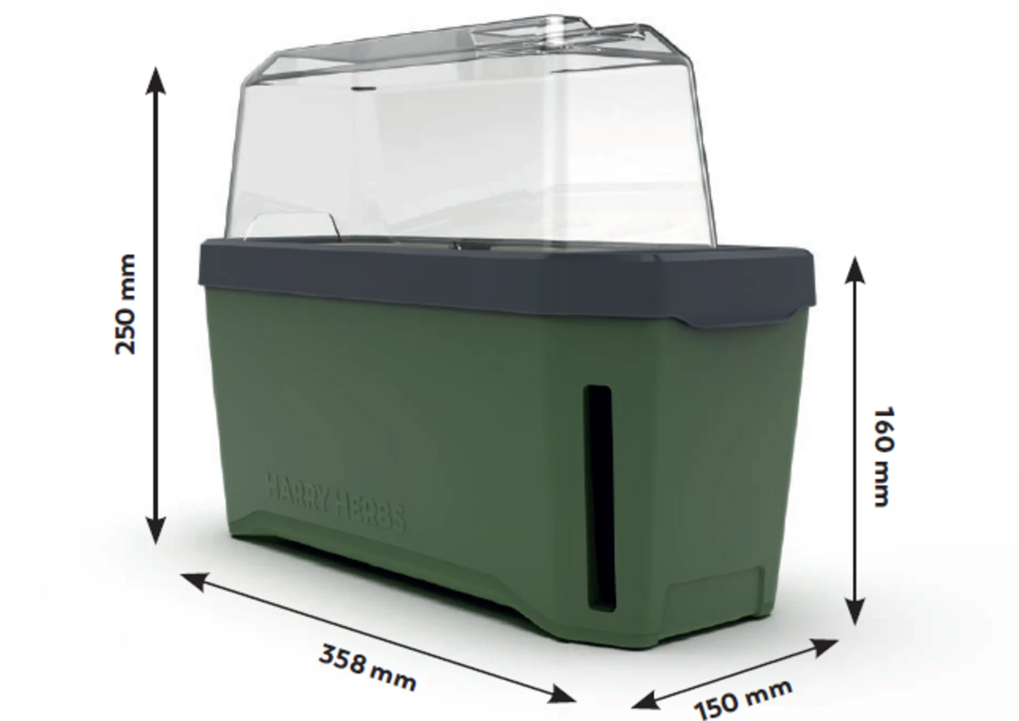 Harry Herbs Kräutertopf - Mit Haube, Weiß 7 Harry Herbs Kräutertopf - Mit Haube, Weiß – Bild 5