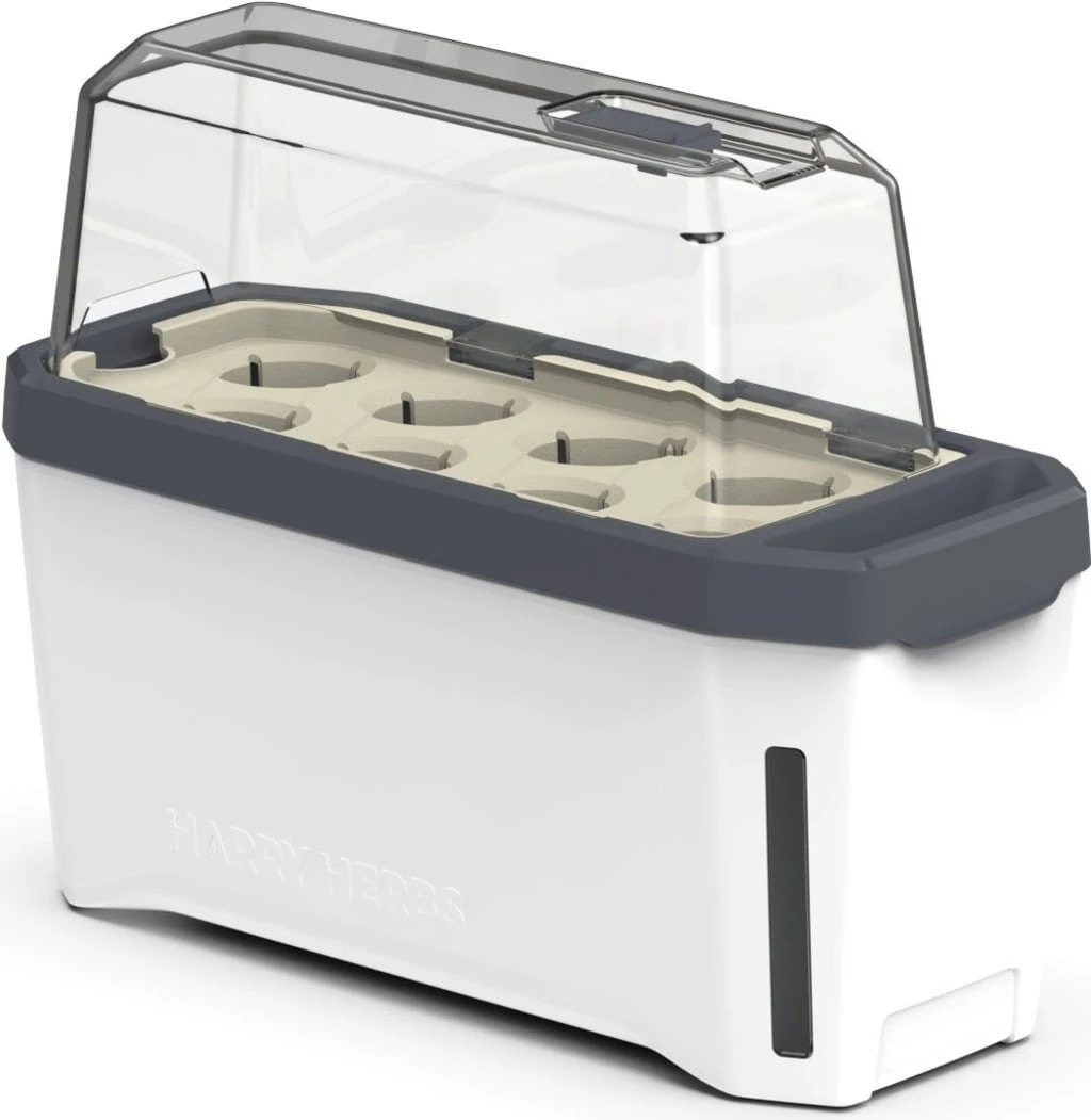 Harry Herbs Kräutertopf - Mit Haube, Weiß 5 Harry Herbs Kräutertopf - Mit Haube, Weiß – Bild 3