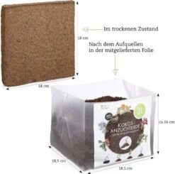 Kokoserde Quellblock 3 L -Windcom Geschaft own grown kokoserde quellblock 3 l 1 st 1679303 de