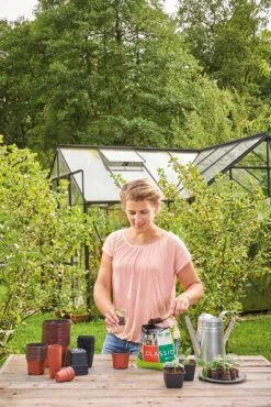 20 Kunststofftöpfe7 Cm Quadr., Schwarz