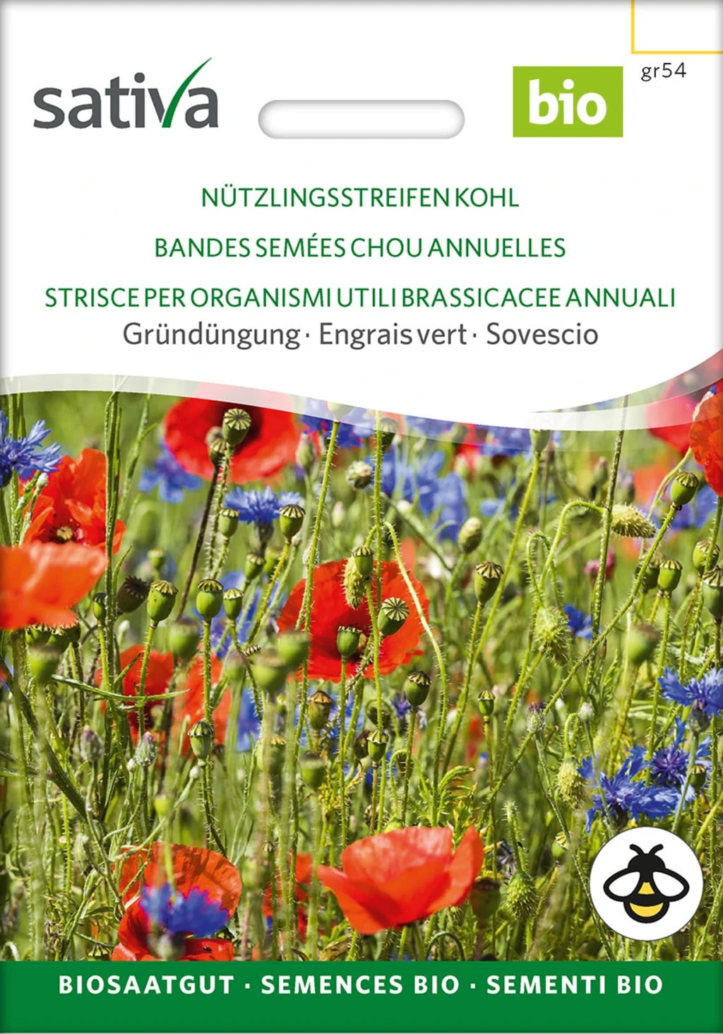 Bio Gründüngung "Nützlingsstreifen Kohl" 3 Bio Gründüngung "Nützlingsstreifen Kohl"