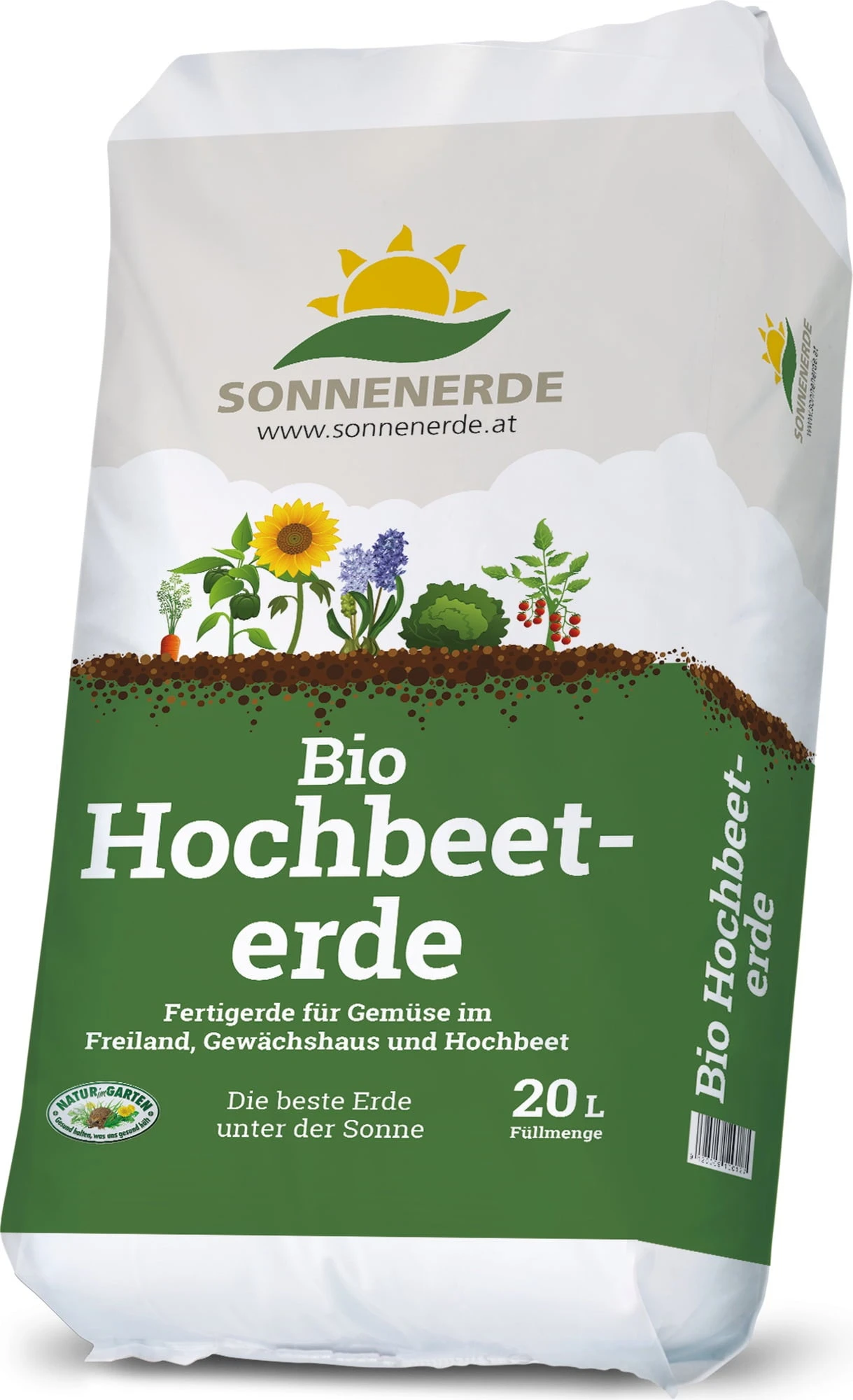 Bio Hochbeeterde, 20 Liter 3 Bio Hochbeeterde, 20 Liter