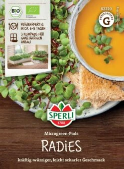 Bio Microgreen-Pads Radies -Windcom Geschaft sperli bio microgreen pads radies 1562276 de