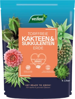 Westland Kakteen & Sukkulenten Erde TF, 4 L